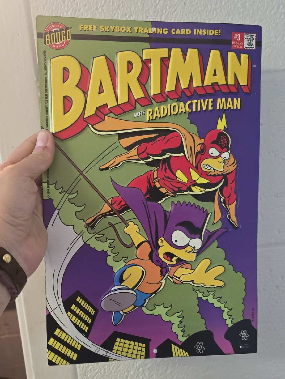 Open Road Brands Bartman/ Radioactive Man Comic Cover Metal Wall Art Hobby Lobby